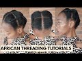 BASIC AFRICAN THREADING HAIR STYLE | BENNY AND BETTY | KHATAZA MBHOMBHI