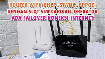 ZBT WE2008-C Modem 4G LTE + WiFi Router dengan WAN Failover Otomatis