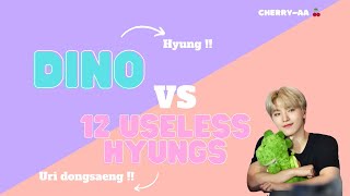 ✨Dino Vs 12 Useless Hyungs ✨