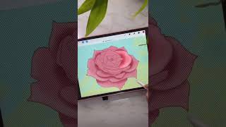 🎨How To Draw Rose on #Procreate App🌹 #speedpaint #arttutorial #digitalartist #howtodraw #art