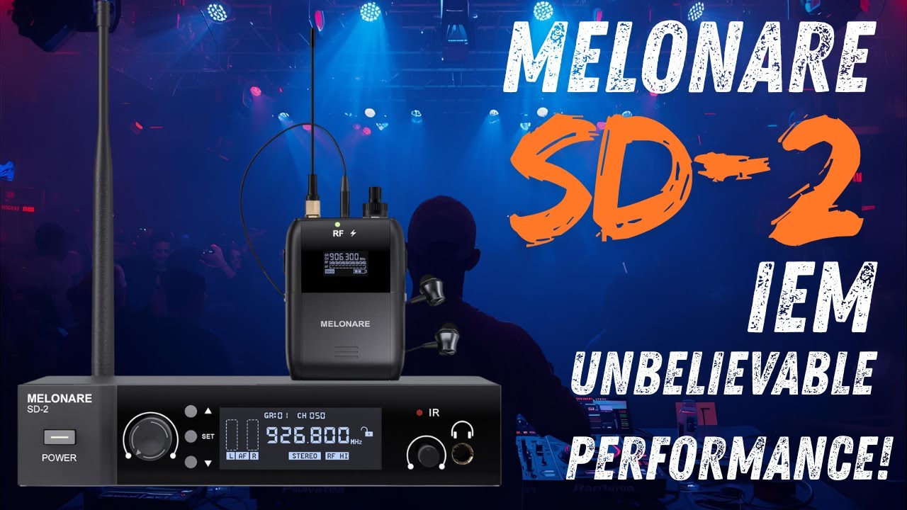Is this the best IEM or Wireless Speaker Solution!?! The Melonare SD-2 