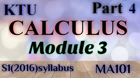 Vector Valued Functions-Tangent line ,Tangent planes |Module 3 |CALCULUS|MA101|S1|KTU Maths|  Part4