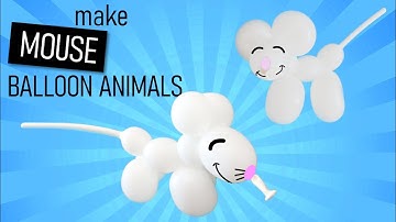How to Make a Mouse Balloon Animal for Beginners -  Learn This Mouse Balloon Animal #balloonanimals
