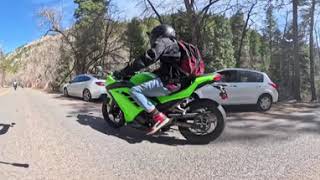 Motorcycle Ride up Timpanagos Canyon, Utah, VR 360