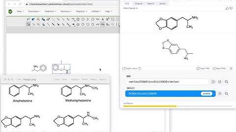 Digitize chemical diagrams for ChemDraw using Mathpix Snip