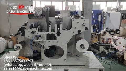 Full Rorary Die Cutting Machine With Non Stop Waste Matrix