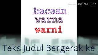 Cara membuat tulisan warna warni dari cute cut pro{CCP}