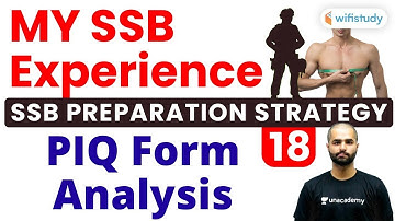 8:10 PM - SSB Preparation Strategy | PIQ Analysis by Pranav Sir (Day-5)