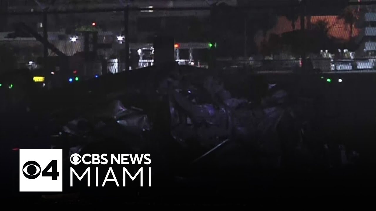 Person dead, 3 people hospitalized after multi-vehicle crash near MIA, deputies say