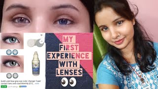 Tried Flipkart *Contact Lenses* for the first time ever// my experience with color contact lenses