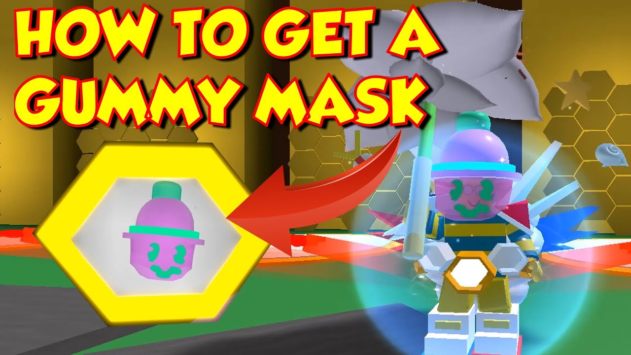 How To Get The Gummy Mask In Bee Swarm Simulator Plus Secret