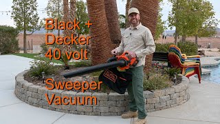 Black & Decker Cordless Sweeper Vacuum  Unboxing and Review