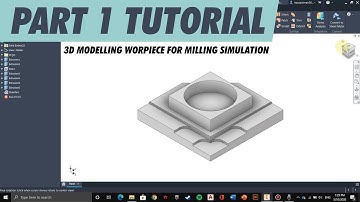Autodesk Inventor CAM Ultimate 2021 - Milling Simulation Quick Tutorial 2020 PART 1