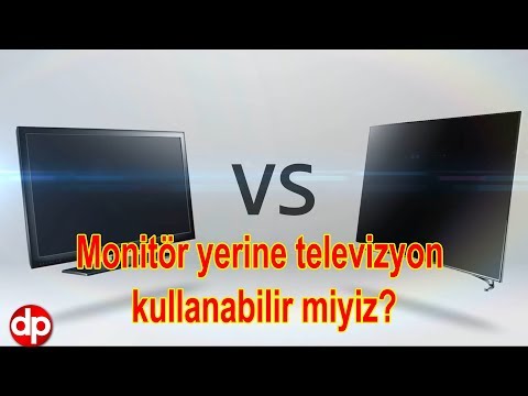 MONİTÖR YERİNE TELEVİZYON KULLANABİLİR MİYİZ?