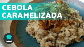 Cebola caramelizada crocante ? para hambúrgueres, lanches e mais