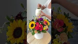 Cherry Blooms - arrangement in the pot Leander TX florist
