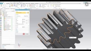 Siemens PLM NX - External Spur Gear Modeling