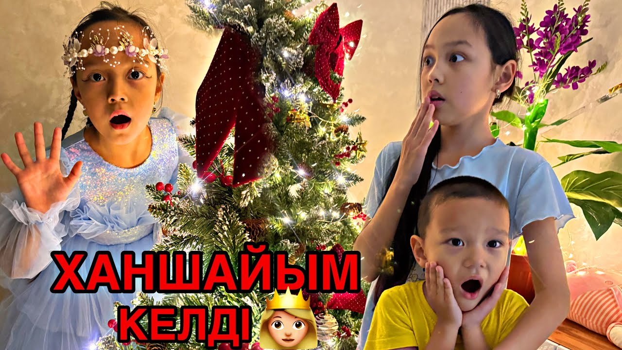 ЕСІКТІ ҚАААТТЫ ҰРДЫ🚪😱/ХАНШАЙЫМ КЕЛДІ👸🏼🎄💣🎬