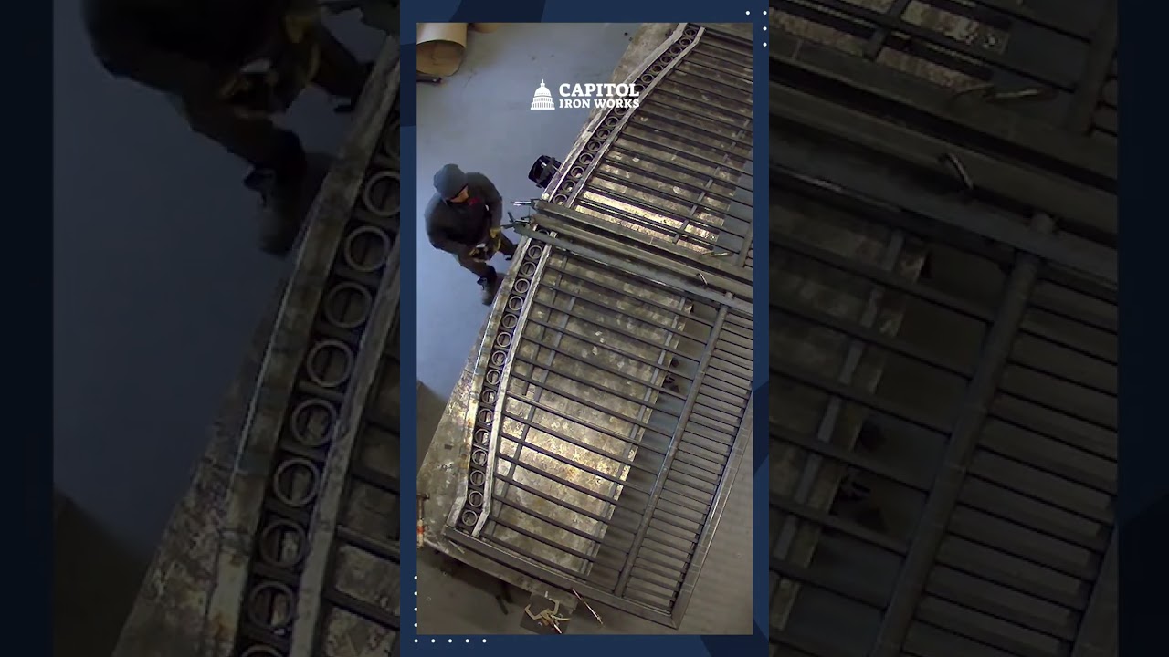 Wrought Iron Gate - Time Lapse Video Fabrication 