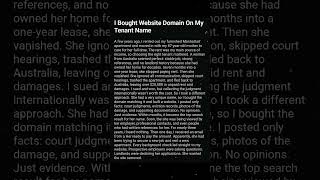 I Bought Website Domain On My Tenant Name