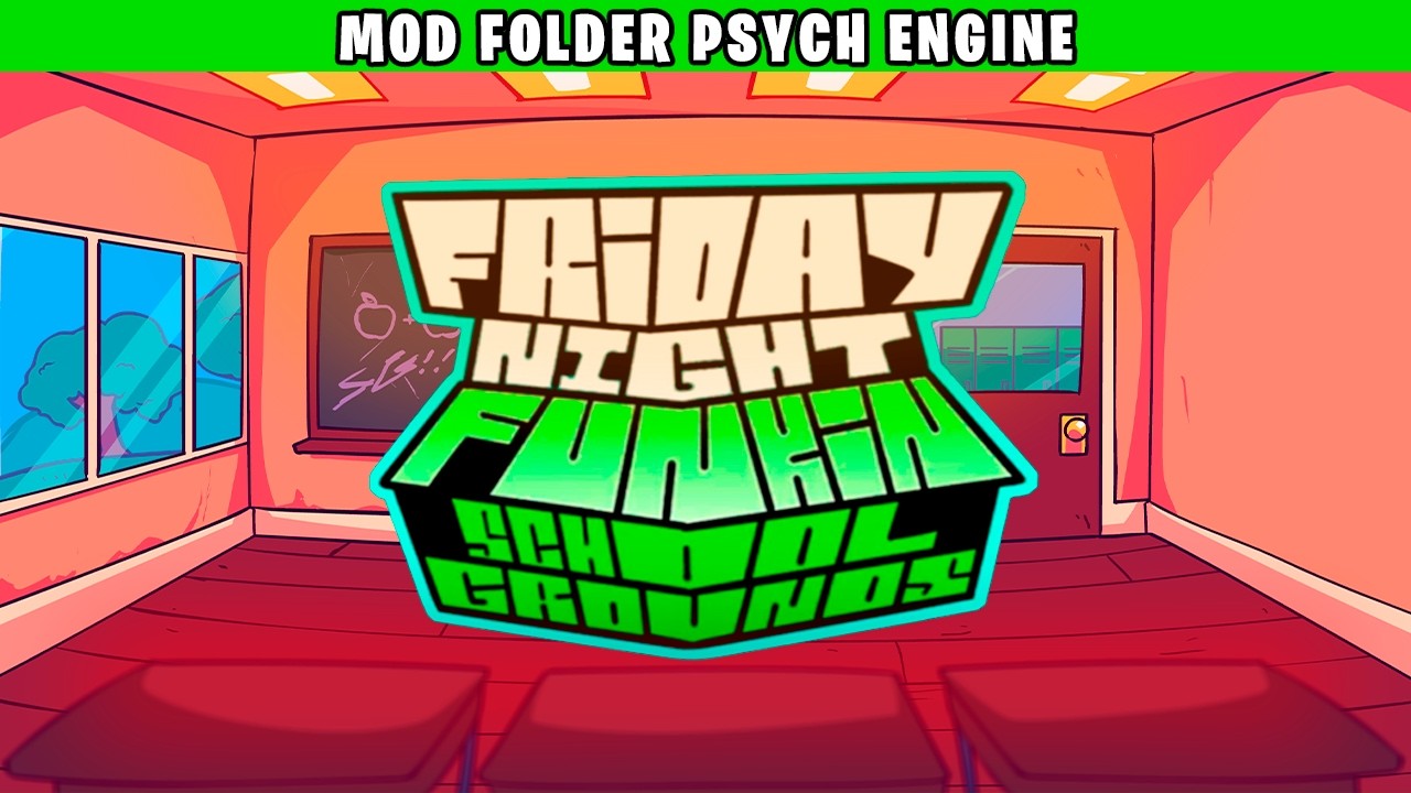 Psych Engine V2 School Grounds V2 | Mod Folder | Psych Engine - YouTube