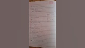 c language chapter -4 Loop control statement notes #short #youtubeshort #shortvaril #videoviral