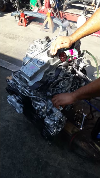 JDM MITSUBISHI PAJERO 2.8L 4M40 RECONDITIONED TURBO DIESEL ENGINE RUNNING