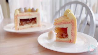Rose Lychee Jelly Cake by 草莓奶糖匠Strawberry Bonbon Cakes 671 views 1 year ago 10 minutes, 17 seconds