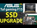 How to upgrade storage ssd.d asus tuf gaming f15 fx506h laptop