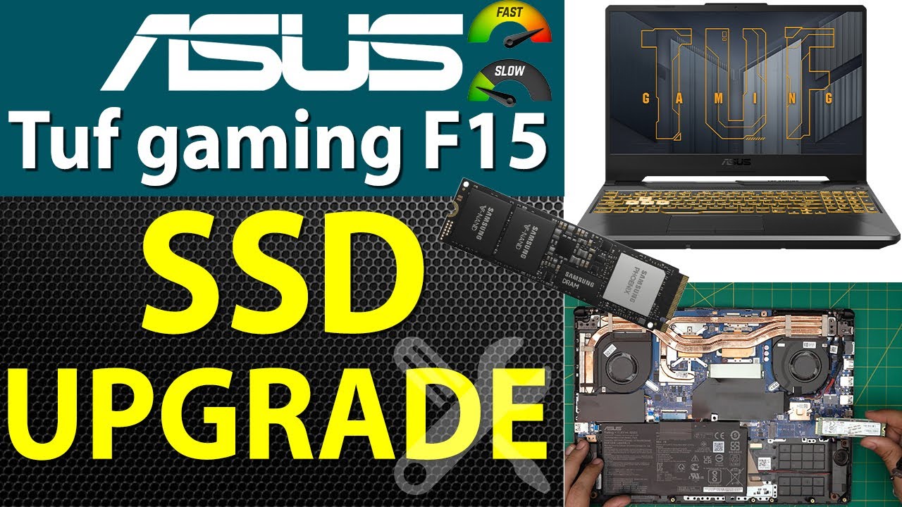 Stige Mange farlige situationer Tyggegummi How to Upgrade Storage (SSD/HDD) on Asus Tuf Gaming F15 FX506H Laptop -  Step-by-Step💻 - YouTube
