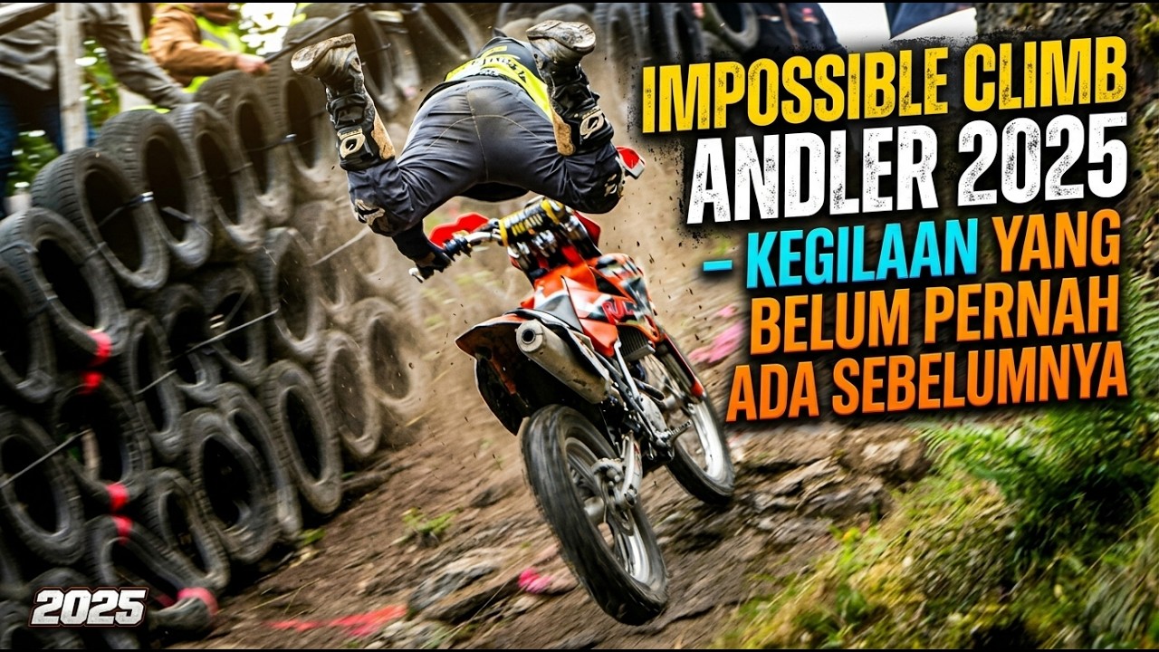 UNREAL Dirt Bike Crashes! Andler Impossible Climb 2025