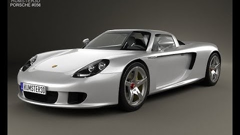 3D Model Porsche Carrera GT 980 2004 at 3DExport.com