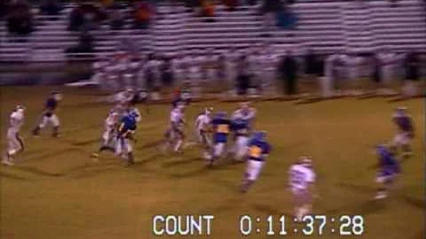David Frechette QB #8 -  65 Yard punt return for a...