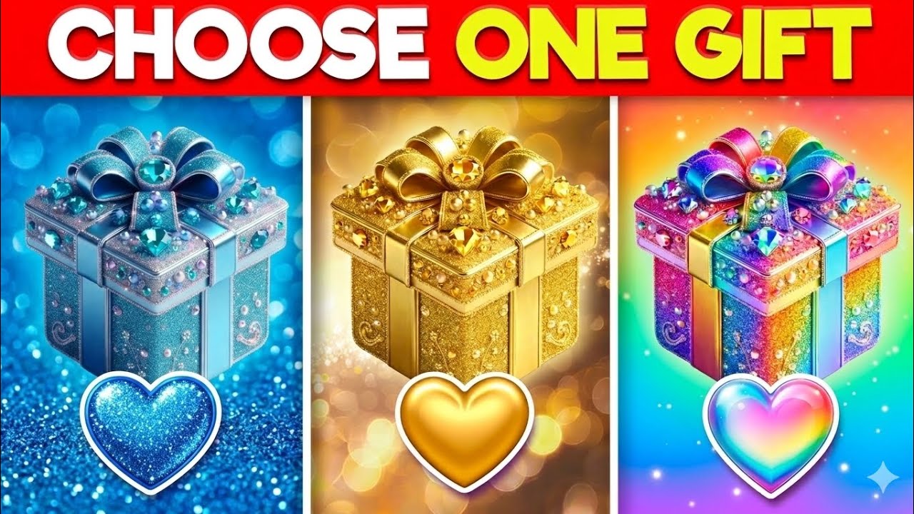 Choose Your Gift 🎁  | Blue 💙, Gold ✨ Or Rainbow 🌈