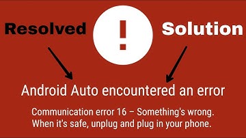 Resolved Communication Error 16 | Android Auto | Android Auto Error | Solution | Baleno Bosch System