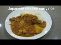 Japanese chicken curry rice 2018