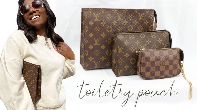 IS IT A TACTIC? LOUIS VUITTON DISCONTINUED TOILETRY POUCH 26 * TP