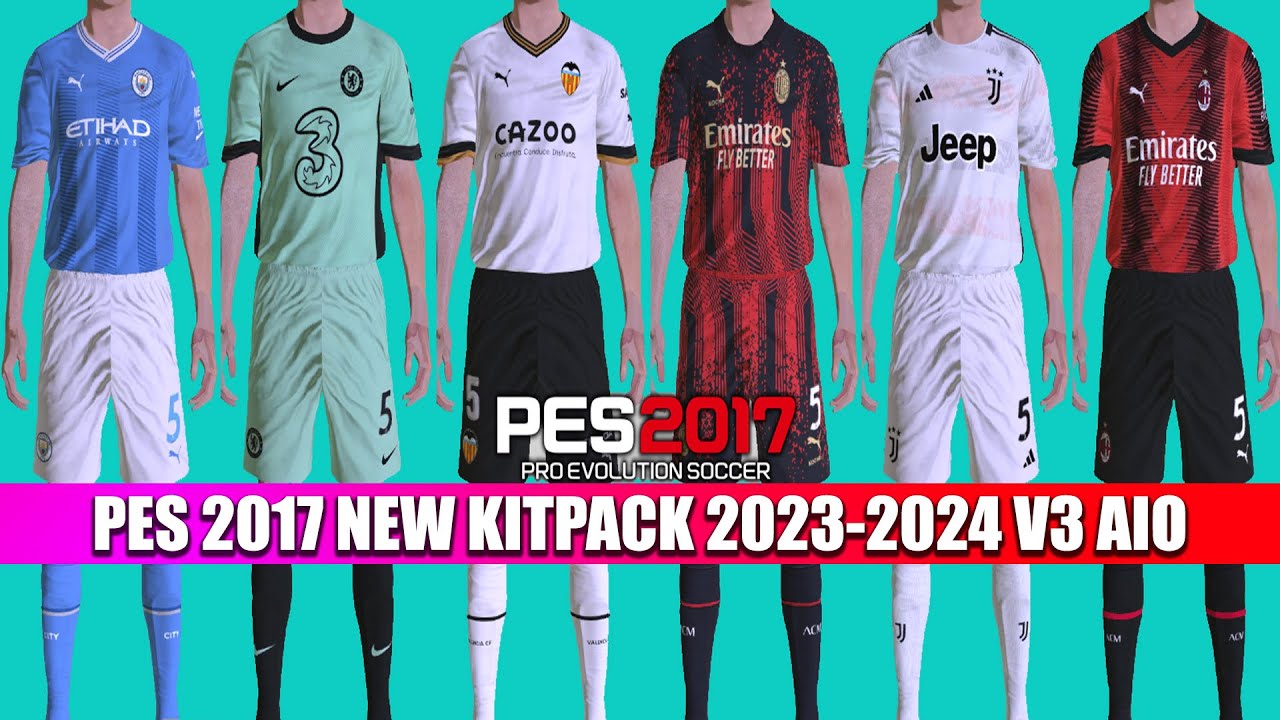 PES 2017, NEW KIT SEASON 23-2024 V2, 4/19/23