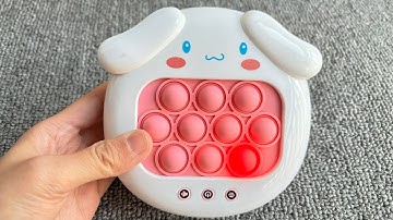 New Cinnamoroll Speed Push Pop It Game Unboxing and Review 2024 - Satisfying Electric Game Console