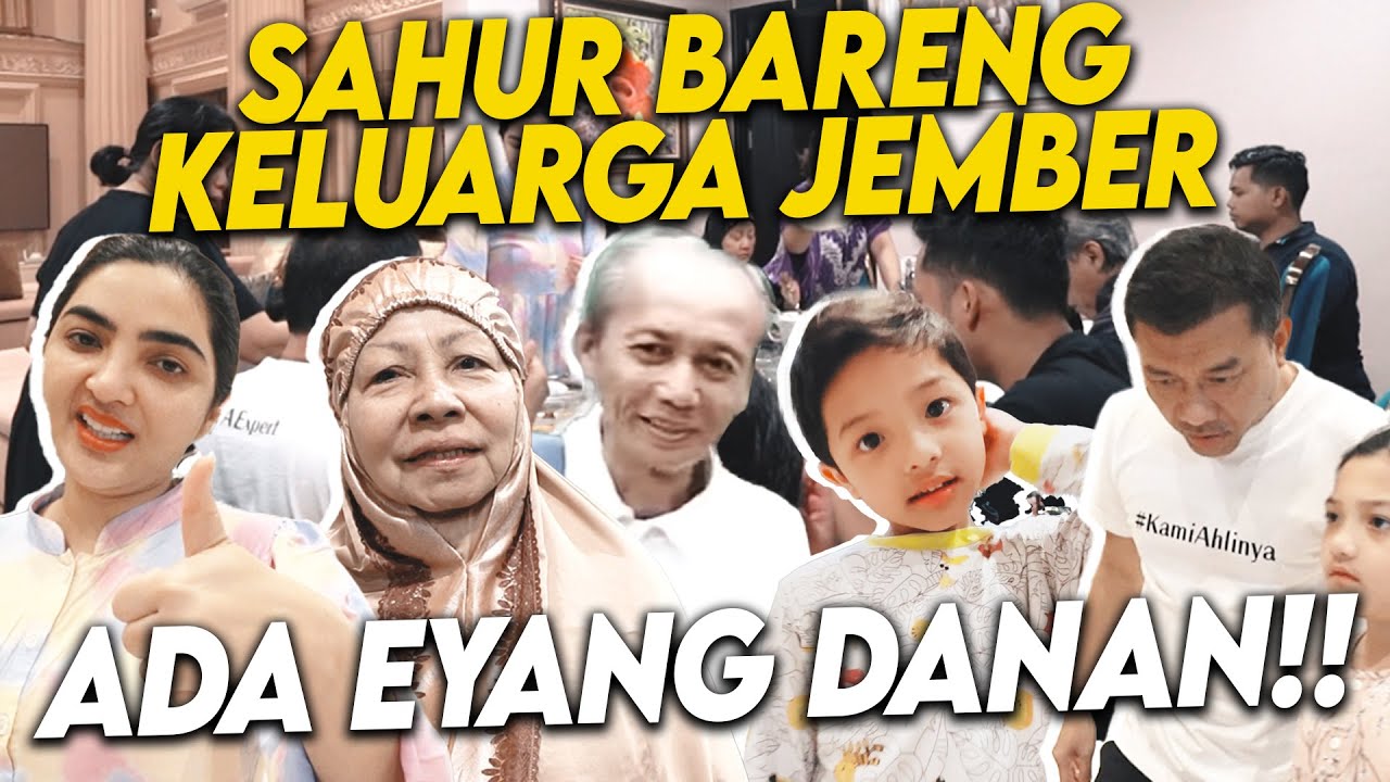 KEHEBOHAN OMA, EYANG DANAN DAN KELUARGA DI SAHUR BERSAMA THE HERMANSYAH!!