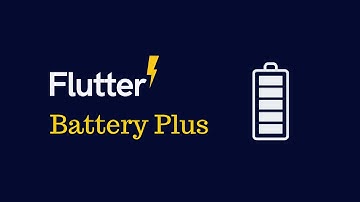Battery percentage and charging status | Flutter