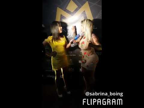 Sabrina Boing Boing Gravando TV Fama No Concurso Musa Do Brasil 