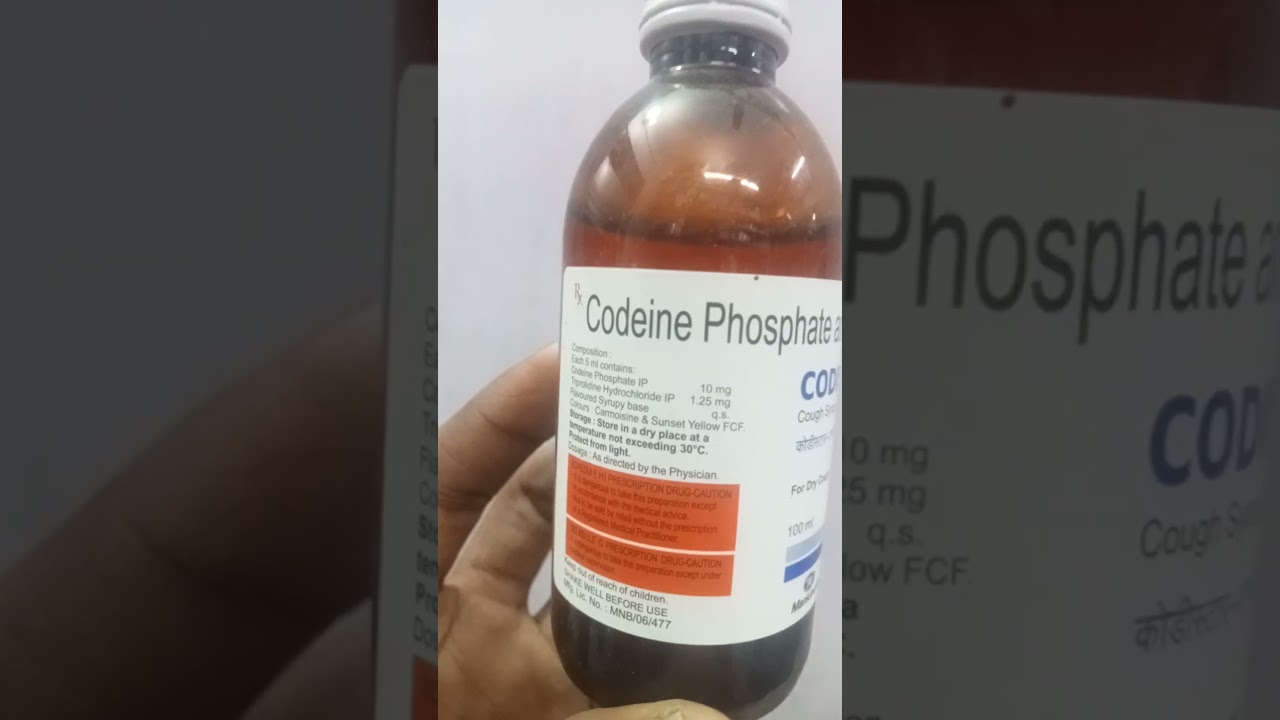 Madican name Codistar NF syp and Use for Codeine Phosphate and Triprolidine Hydrochloride Surup