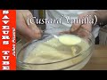 How to make a  Vanilla Custard delicious quick & easy to make with The French Baker  TV Chef Julien,