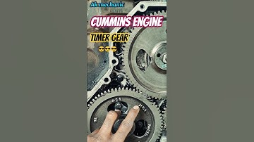 Cummins engine timer gear #mechanic #shorts #timing
