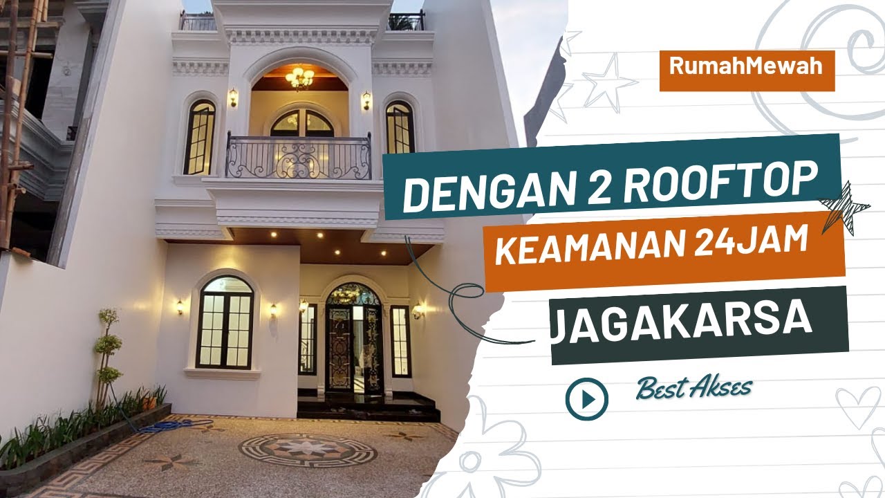 Rumah Classic Modern Dengan 2Rooftop Jarang Ada di Jagakarsa Jakarta Selatan #terjual