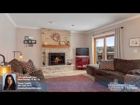 733 Edinburgh Lane, West Dundee, IL home video tour