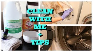 Here's how i clean my wash machine with vinegar and baking soda. this
is a easy way of cleaning the inside your machine. give couple best
t...