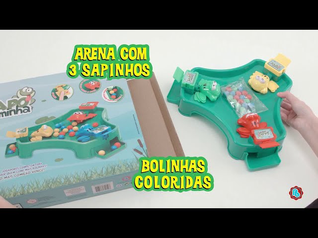 Jogo Infantil Sapo Come Bolinhas Jogue com Amigos Brincadeira Diversão  PB503 : : Brinquedos e Jogos