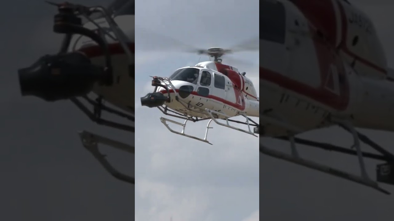 Approach of Aerospatiale AS355 Ecureuil 2/TwinStar JA6725